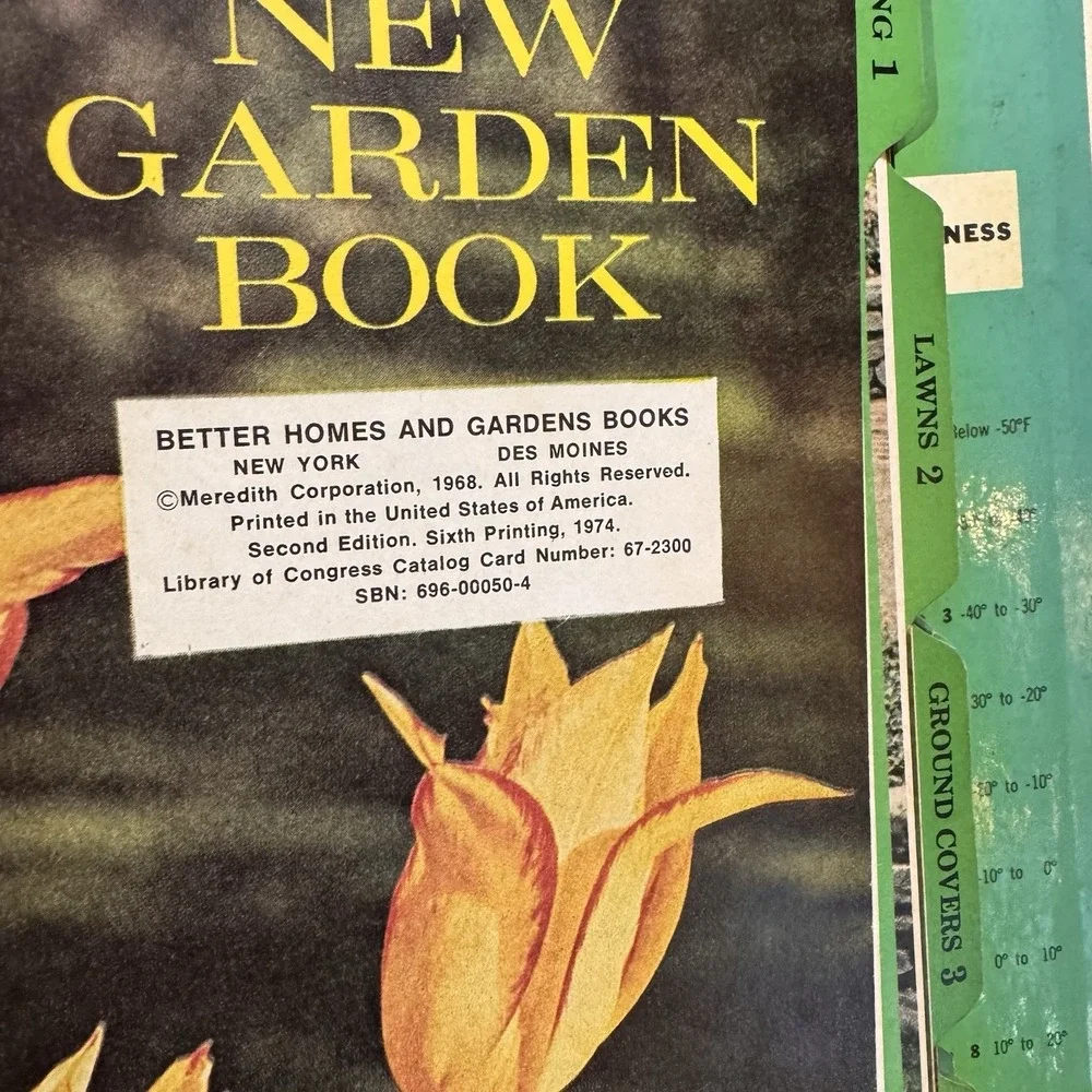 Better Homes and Gardens NEW GARDEN BOOK 5 Ring Binder Hardcover 1974